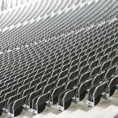 Leeres Stadion