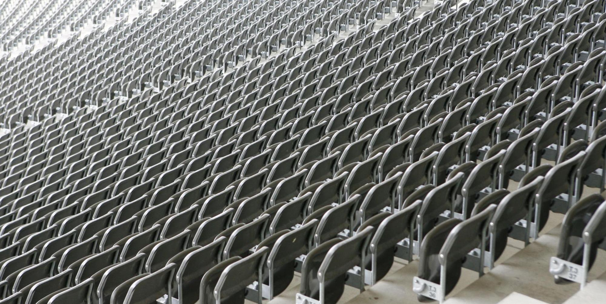 Leeres Stadion
