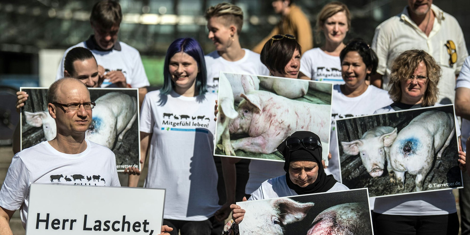 Tierschützer Landtag Düsseldorf