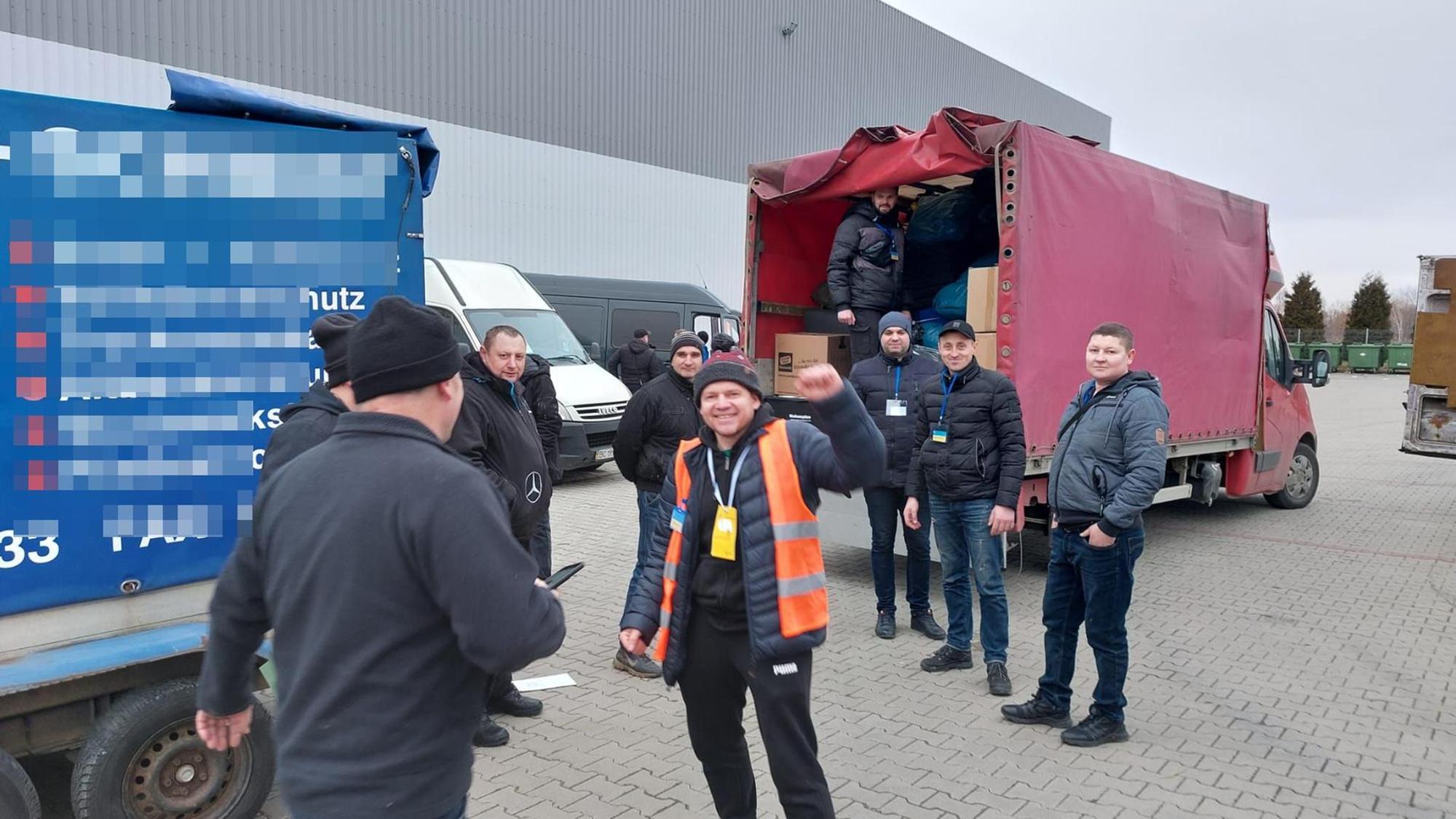 Ukraine Transport aus Marmagen