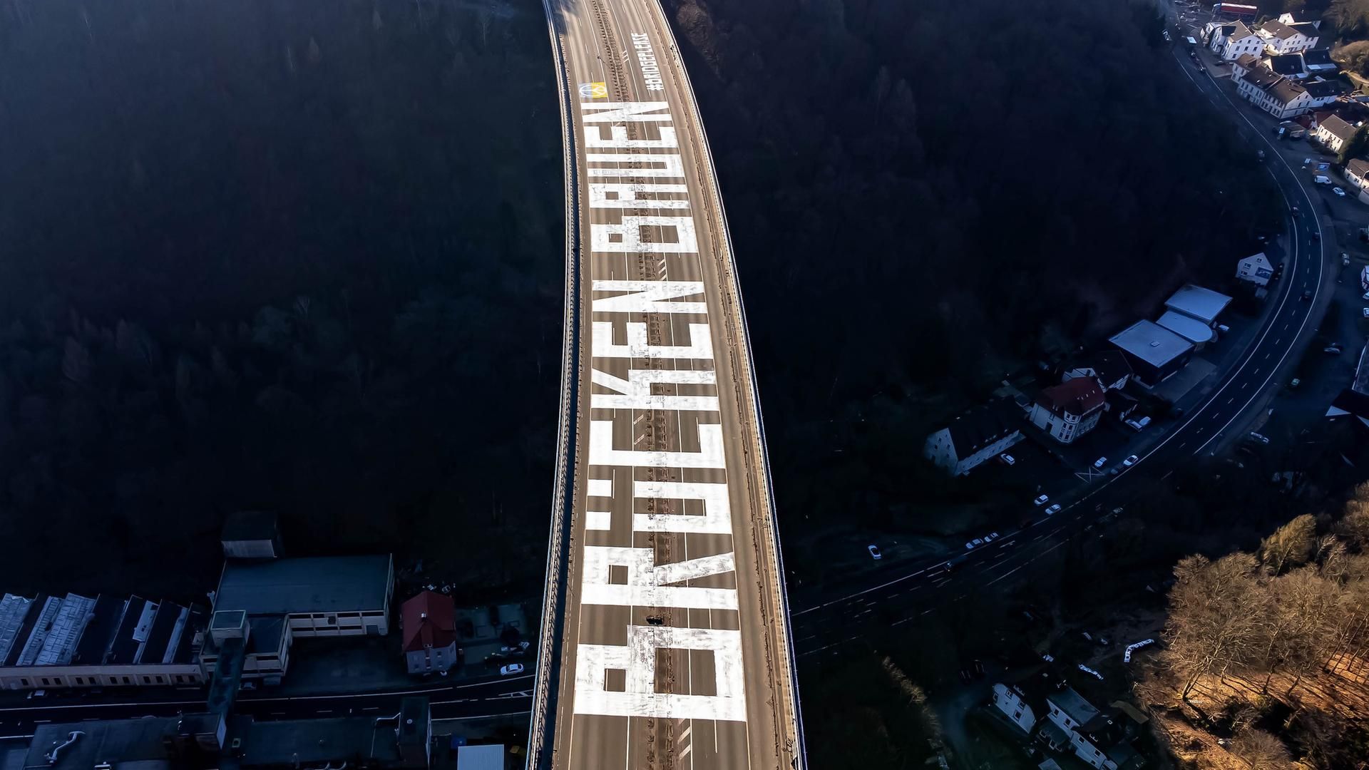 Rahmede BRücke Botschaft