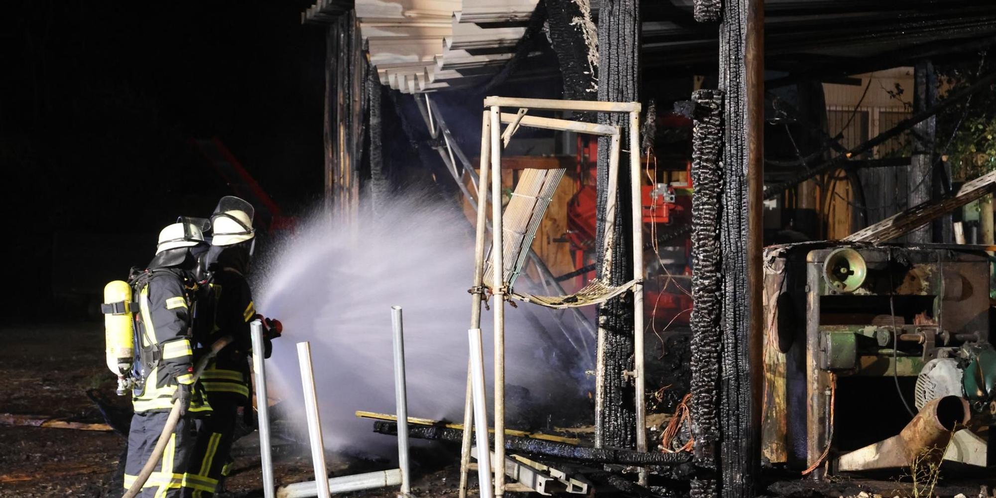 OB Feuer in Sägewerk