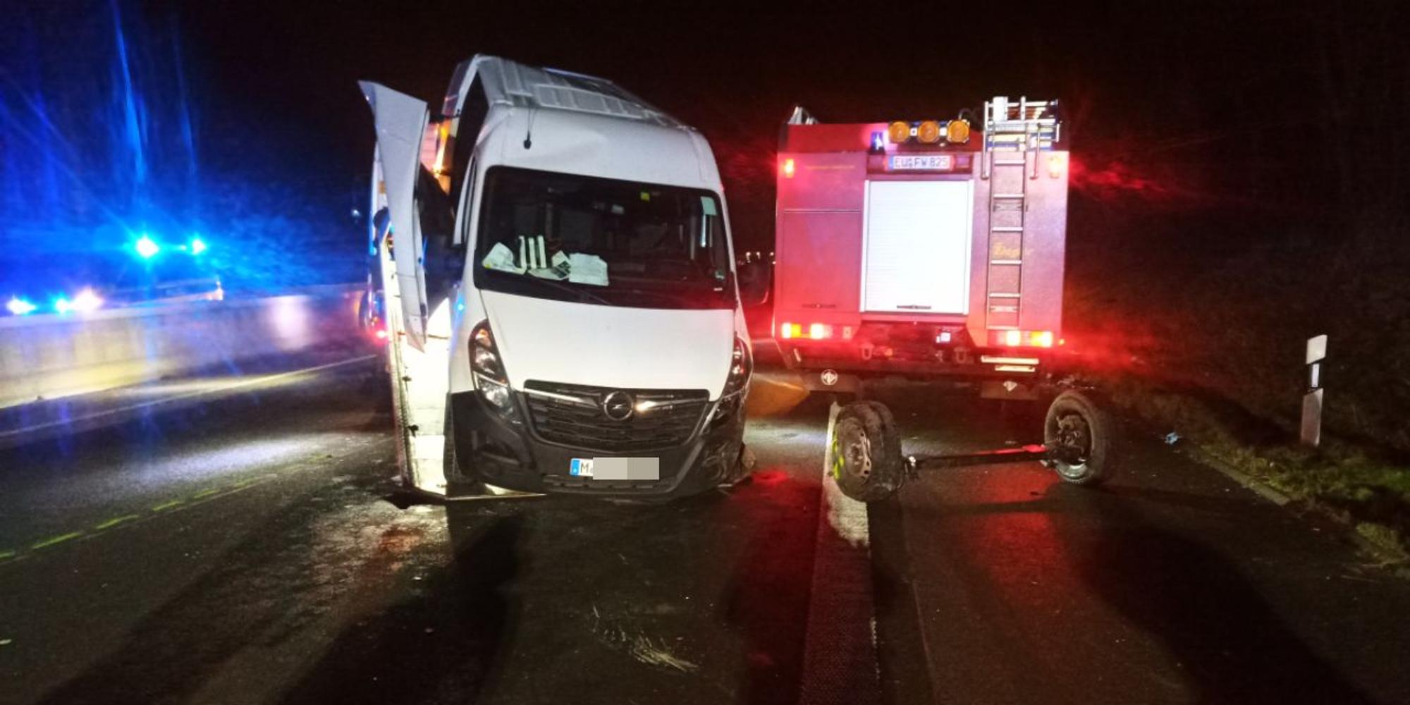 Schwerer Unfall A1 Gaffer