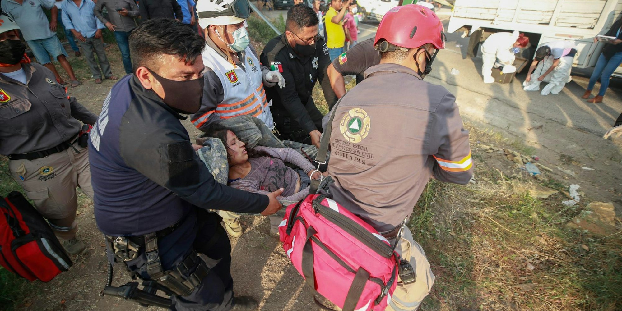 Mexiko Lkw Unfall DPA 101221