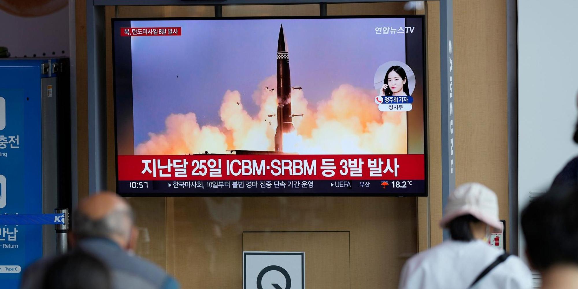 Nordkorea Rakete TV Südkorea 050622