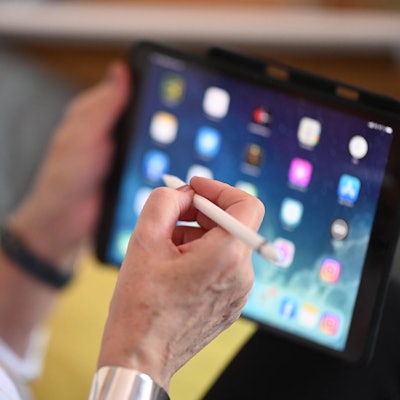 Seniorin iPad