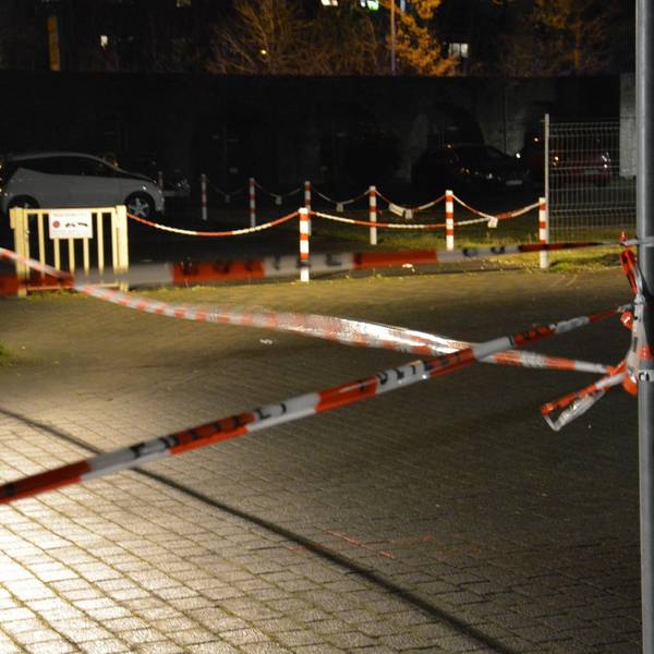 Absperrband Schießerei Bergheim