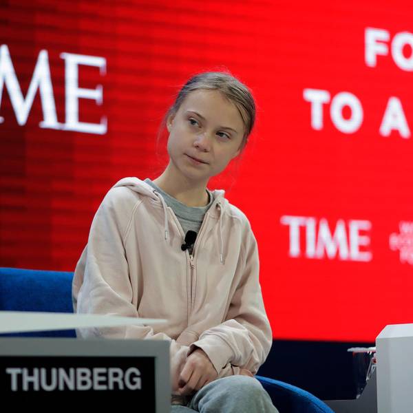 Greta Thunberg in Davos