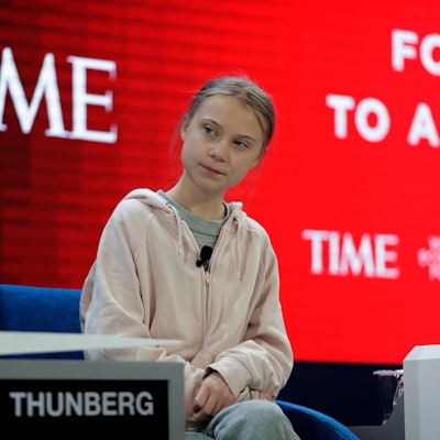 Greta Thunberg in Davos