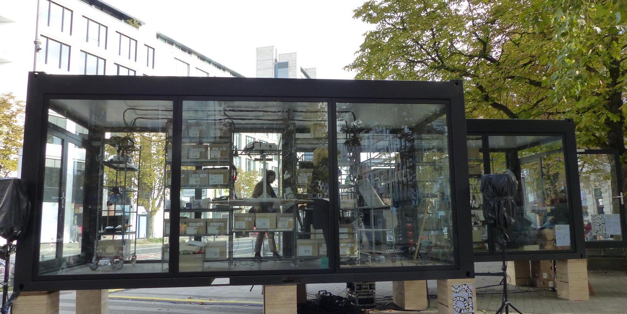 Kunstaktion Stadtarchiv