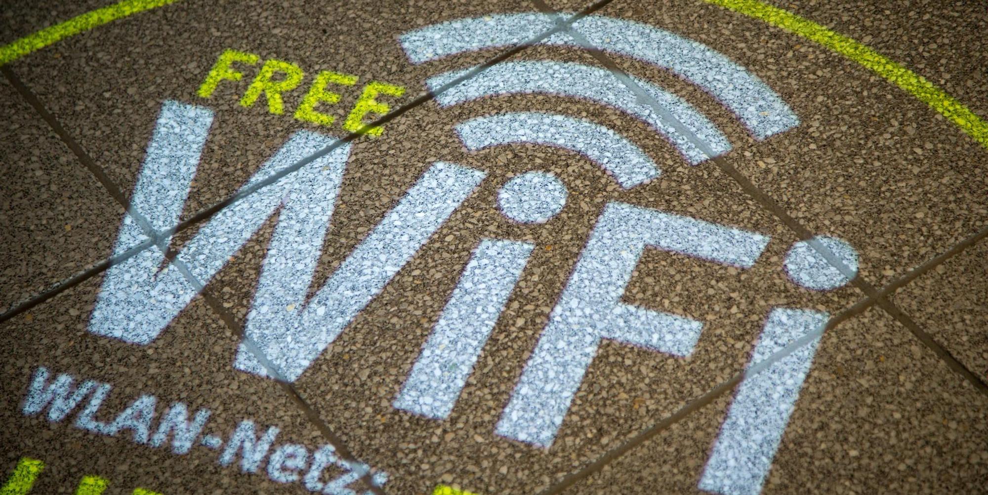 Symbol Freies WLAN WiFi